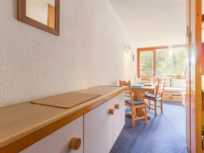 Plan de l'établissement Studio au pied des pistes avec balcon - FR-1-346-439