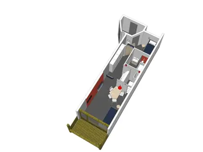 Plan de l'établissement Studio rénové ski aux pieds avec balcon - FR-1-346-396