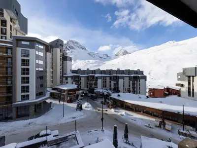 Vue générale sur la montagne ou vue sur la montagne depuis l'appartement