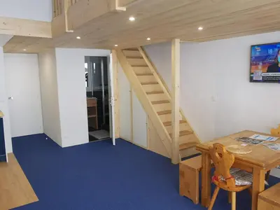 Plan de l'établissement Appartement rénové avec balcon au centre d'Arc 1800, ski aux pieds - FR-1-346-492