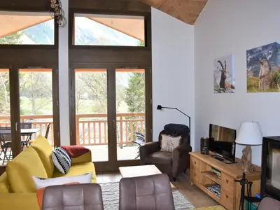 Coin salon dans l'établissement Duplex 4 pièces, 2 étoiles, proche du centre, max 6 pers. - FR-1-464-210