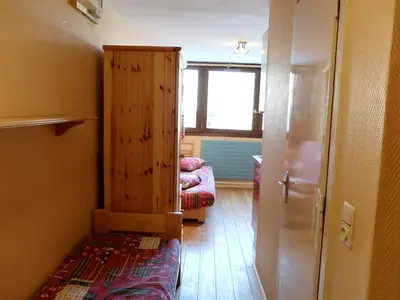 Coin salon dans l'établissement Studette 2 pers, au pied des pistes, animaux admis - FR-1-502-461