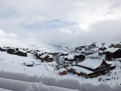 L'établissement Studio moderne confortable à Tignes, proche pistes, animaux acceptés - FR-1-502-460 en hiver