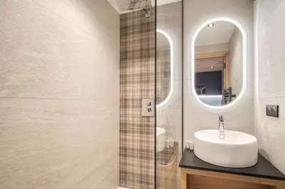 Salle de bains dans l'établissement Appartement 123 (RDP)