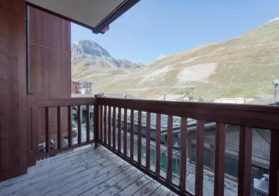 Vue générale sur la montagne ou vue sur la montagne depuis l'appartement