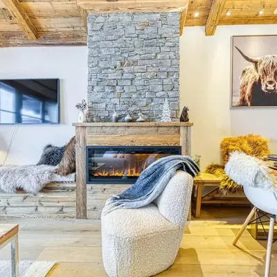 Appartement style chalet 5* vue Mont-Blanc - Arc 1950
