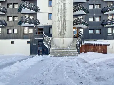 L'établissement Studio 4-5 pers à Val-d'Isère, ski aux pieds - FR-1-518-102 en hiver