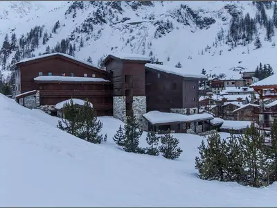 L'établissement Appartement 8 pers, proche pistes, parking inclus - FR-1-518-104 en hiver