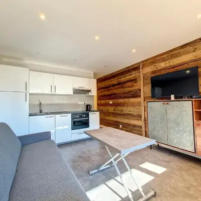 Studio cabine rénové au pied des pistes