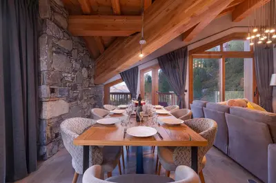 Coin salon dans l'établissement Le Hameau des Oursons