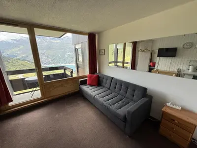 Vue générale sur la montagne ou vue sur la montagne depuis l'appartement
