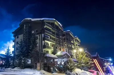 L'établissement Hotel Tsanteleina en hiver