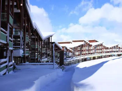 L'établissement Appartement 5 pers. - Ski aux pieds avec balcon et Wifi - FR-1-346-486 en hiver