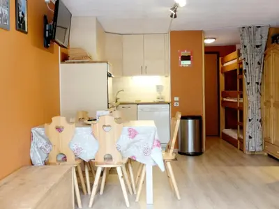 Cuisine ou kitchenette dans l'établissement Résidence Palafour - Studio exposé sud au coeur de la station MAE-2154