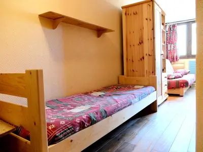 Un ou plusieurs lits dans un hébergement de l'établissement Résidence Palafour - Studio au coeur de la station de Tignes le Lac MAE-8164