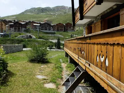 Vue générale sur la montagne ou vue sur la montagne depuis l'appartement