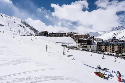 L'établissement Résidence Les Rives - Charmant appartement au pied des pistes à Lavachet MAE-2374 en hiver