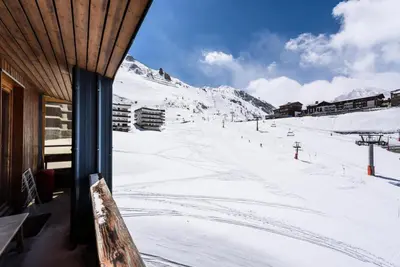L'établissement Résidence Les Rives - Charmant appartement au pied des pistes à Lavachet MAE-2374 en hiver