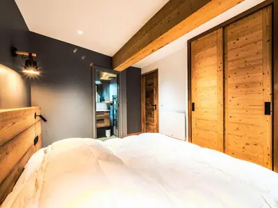 Un ou plusieurs lits dans un hébergement de l'établissement Résidence Myrtilles - Appartement rénové·Proche des pistes·WIFI MAE-2394