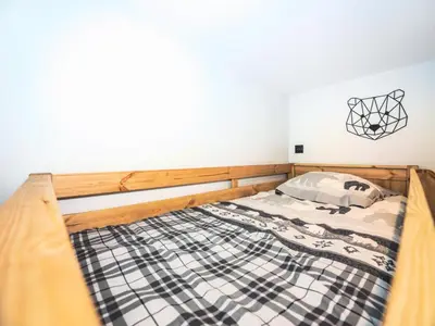 Un ou plusieurs lits dans un hébergement de l'établissement Résidence Rond Point Des Pistes B - Appartement rénové·Départ et retour ski aux pieds· MAE-2414