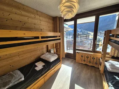 Vue générale sur la montagne ou vue sur la montagne depuis l'appartement