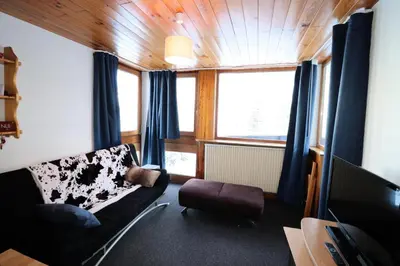 Un ou plusieurs lits dans un hébergement de l'établissement Résidence Roches Rouges A - Appartement calme et près des pistes. MAE-2474