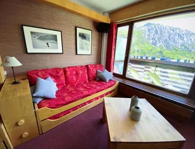 Vue générale sur la montagne ou vue sur la montagne depuis l'appartement