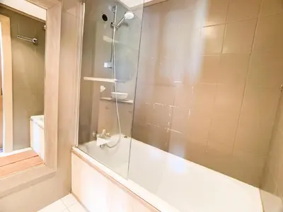 Salle de bains dans l'établissement Résidence Sefcotel - Appartement rénové·Proche des pistes ·Balcon MAE-2494
