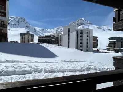 Vue générale sur la montagne ou vue sur la montagne depuis l'appartement