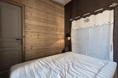 Un ou plusieurs lits dans un hébergement de l'établissement Résidence Schuss - Appartement agréable et confortable · Balcon MAE-2594