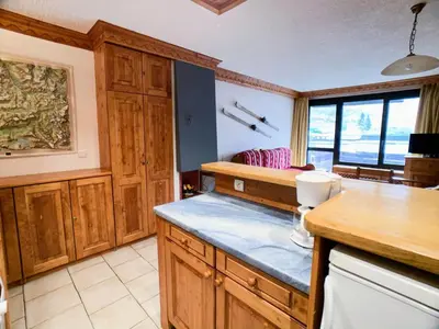 Cuisine ou kitchenette dans l'établissement Résidence Grand Tichot A - Appartement dans une résidence avec ascenseur MAE-2644