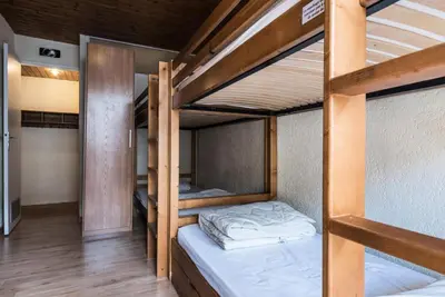 Un ou plusieurs lits dans un hébergement de l'établissement Résidence Supertignes - Appartement confortable·Proches de pistes·Balcon MAE-2724
