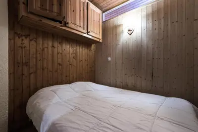 Un ou plusieurs lits dans un hébergement de l'établissement Résidence Supertignes - Appartement confortable·Proches de pistes·Balcon MAE-2724