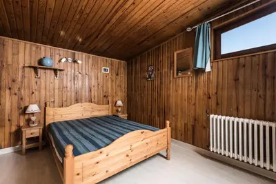 Un ou plusieurs lits dans un hébergement de l'établissement Résidence Chaudes Almes - Appartement à l'entrée de Tignes le Lac MAE-2794