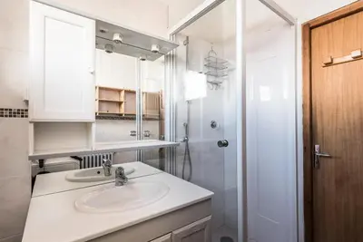 Salle de bains dans l'établissement Résidence Chaudes Almes - Appartement à l'entrée de Tignes le Lac MAE-2794