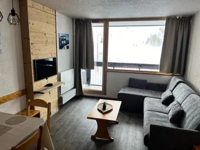 Télévision ou salle de divertissement dans l'établissement Résidence Home Club - Studio lumineux · Proche des pistes et commerces MAE-2804