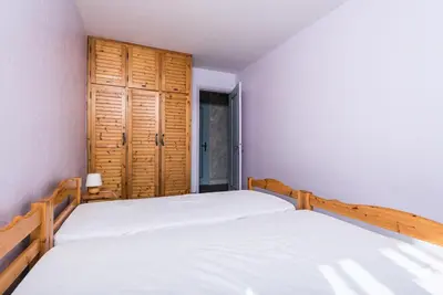 Un ou plusieurs lits dans un hébergement de l'établissement Chalet De La Tour - Appartement lumineux · Proche pistes et commerces MAE-2814