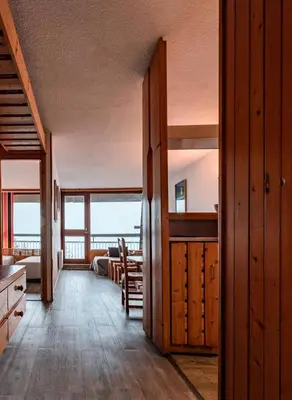 Un ou plusieurs lits dans un hébergement de l'établissement Résidence Nova - Appartement 2 pièces 6 personnes proche des pistes, des commerces, de la garderie et de l'ESF au centre de la station d’Arc 1800 MAE-2030
