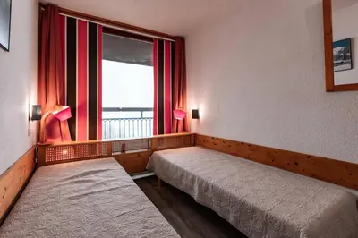 Un ou plusieurs lits dans un hébergement de l'établissement Résidence Nova - Appartement 2 pièces 6 personnes proche des pistes, des commerces, de la garderie et de l'ESF au centre de la station d’Arc 1800 MAE-2030