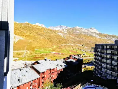 Vue générale sur la montagne ou vue sur la montagne depuis l'appartement