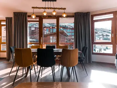 Plan de l'établissement Résidence Les Souverains - Charmant appartement de 3 pièces dans une résidence proche des pistes dans le quartier du Chantel. MAE-8134