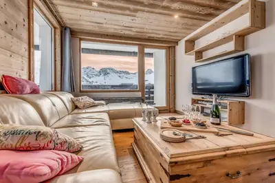 Coin salon dans l'établissement Résidence Tour Du Lac - Grand 3 pièces 5 personnes - 55m2 - 3 MAE-9204