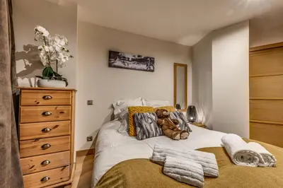 Un ou plusieurs lits dans un hébergement de l'établissement Résidence Palafour - Appartement 3 - 84m2 - 8 personnes MAE-8944