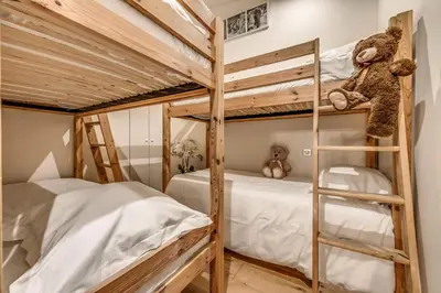 Un ou plusieurs lits dans un hébergement de l'établissement Résidence Palafour - Appartement 3 - 84m2 - 8 personnes MAE-8944