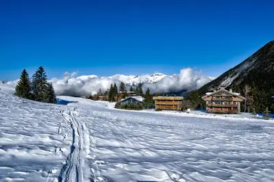Plan de l'établissement Luxurious Ski-in Ski-out Duplex on Ski Slope