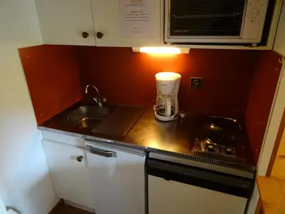 Cuisine ou kitchenette dans l'établissement Résidence Michailles - Studio 4 personnes à Vallandry en centre station et proche des pistes MAE-2146