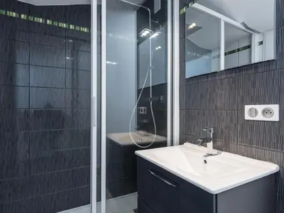 Plan de l'établissement Duplex rénové avec balcon, skis aux pieds, animaux acceptés - FR-1-502-466