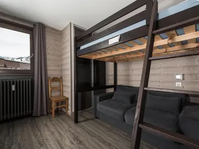Plan de l'établissement Duplex rénové avec balcon, skis aux pieds, animaux acceptés - FR-1-502-466