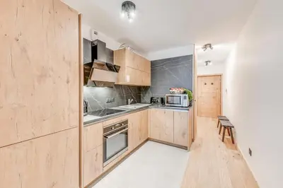 Cuisine ou kitchenette dans l'établissement Résidence Le Grand Bouquetin - 3 Pièces pour 6 Personnes MAE-0014