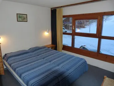 Un ou plusieurs lits dans un hébergement de l'établissement Résidence Aiguille Grive Bat Iii - Appartement 3 pièces 8 personnes en duplex, skis aux pieds, dans le village de Charmettoger à Arc 1800 MAE-2171